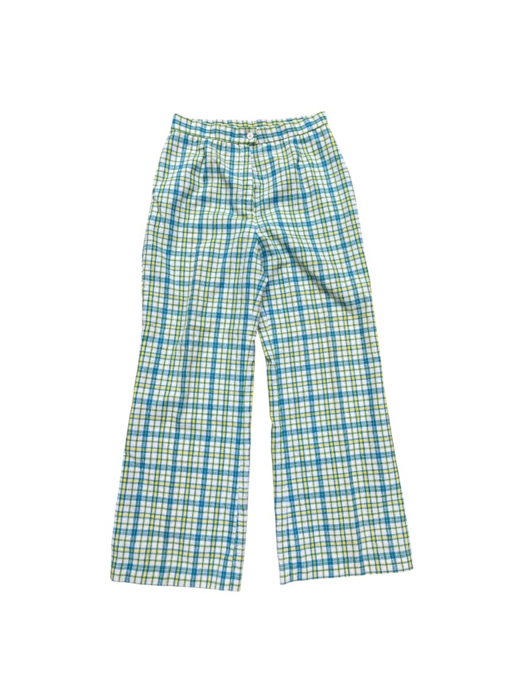Vintage 70's Sears Permapress Plaid Retro Mod 29 in Waist